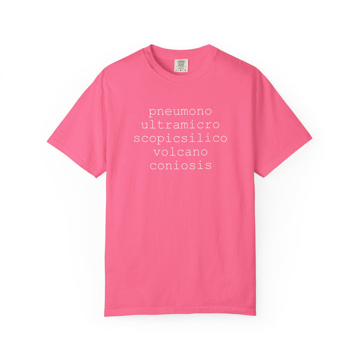 Pneumonoultramicroscopicsilicovolcanoconiosis