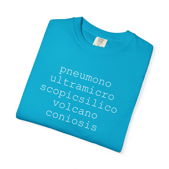 Pneumonoultramicroscopicsilicovolcanoconiosis