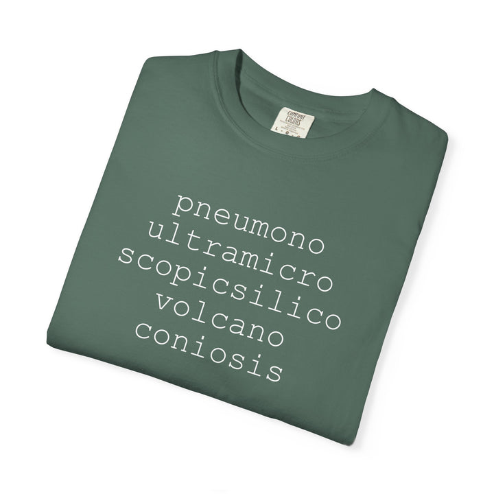 Pneumonoultramicroscopicsilicovolcanoconiosis