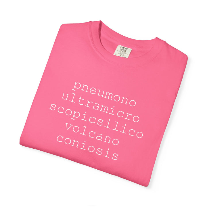 Pneumonoultramicroscopicsilicovolcanoconiosis