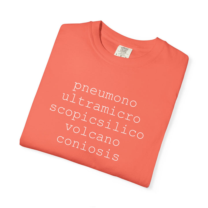 Pneumonoultramicroscopicsilicovolcanoconiosis