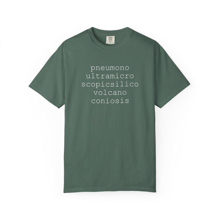 Pneumonoultramicroscopicsilicovolcanoconiosis