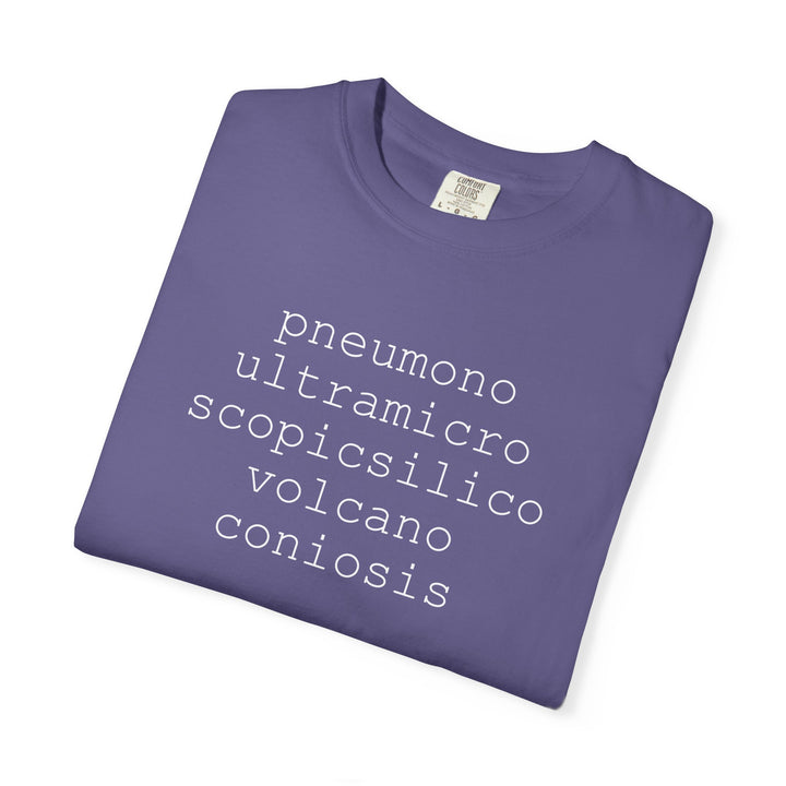 Pneumonoultramicroscopicsilicovolcanoconiosis