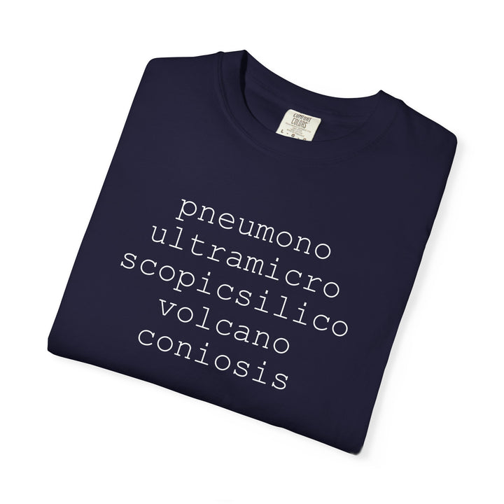 Pneumonoultramicroscopicsilicovolcanoconiosis
