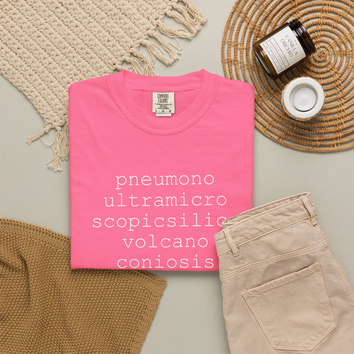 Pneumonoultramicroscopicsilicovolcanoconiosis