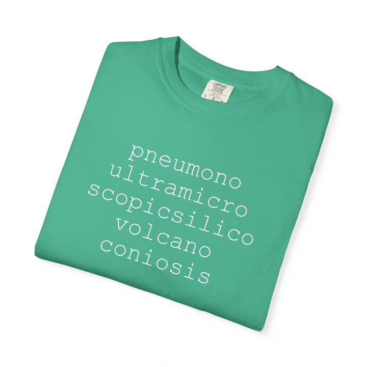 Pneumonoultramicroscopicsilicovolcanoconiosis